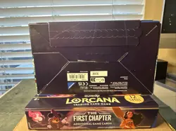 Case-Disney Lorcana First Chapter Booster Boxes (4) Dec.1st 2023 - Not Sealed. - Image 2