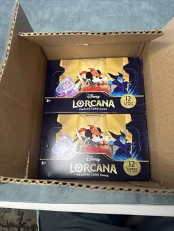 Case-Disney Lorcana First Chapter Booster Boxes (4) Dec.1st 2023 - Not Sealed. - Image 3