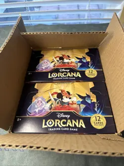 Case-Disney Lorcana First Chapter Booster Boxes (4) Dec.1st 2023 - Not Sealed. - Image 4