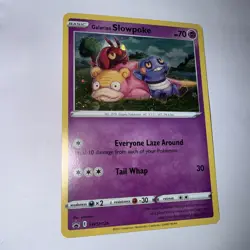 POKEMON GALARIAN SLOWPOKE SWSH126 PROMO BLACK STAR COSMOS HOLOFOIL LP CARD - Image 2