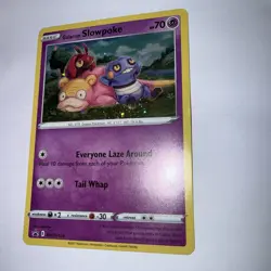 POKEMON GALARIAN SLOWPOKE SWSH126 PROMO BLACK STAR COSMOS HOLOFOIL LP CARD - Image 3