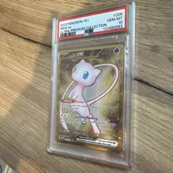 Pokemon Mew ex Full Art 151 UPC Gold Metal Promo Card 205/165 - PSA 10 GEM MINT - Image 2
