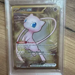 Pokemon Mew ex Full Art 151 UPC Gold Metal Promo Card 205/165 - PSA 10 GEM MINT - Image 3