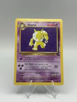 Hypno - 23/62 - Holo Rare Fossil Set 1999 - Pokemon Card Vintage WOTC LP - Image 1