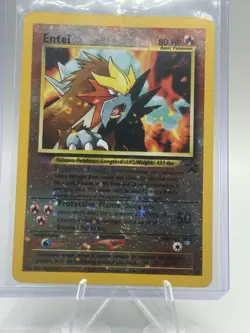 Pokemon Entei Neo Promo Card #244 Reverse Holo MP English - Image 3