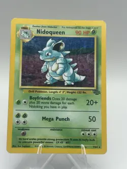 Nidoqueen Jungle 7/64 - Unlimited Holo Rare Card - Pokemon Card TCG - NM/LP - Image 1