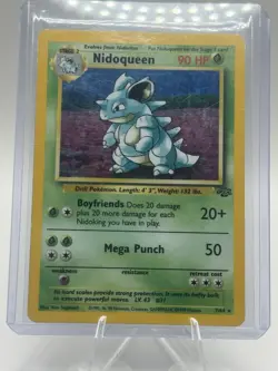 Nidoqueen Jungle 7/64 - Unlimited Holo Rare Card - Pokemon Card TCG - NM/LP - Image 3