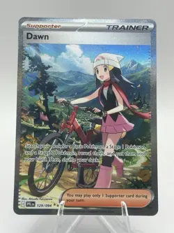 Pokemon Dawn 129/94 SIR 2025 TCG Phantasmal Flames English Card NM - Image 1
