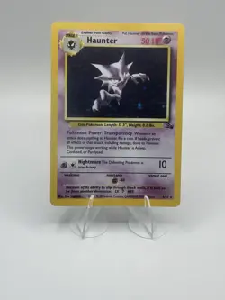 Vintage Pokemon TCG Haunter 6/62 Fossil Holo Rare Card 1999 LP Condition - Image 1