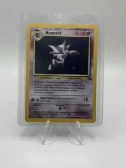 Vintage Pokemon TCG Haunter 6/62 Fossil Holo Rare Card 1999 LP Condition - Image 3