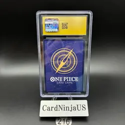 CGC 10 PRISTINE Jimbei Parallel ST01-005 C 25th Edition ONE PIECE Card Game 216 - Image 2