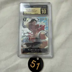 CGC 10 PRISTINE Monkey D Luffy P-075 Premium Card Collection (Best Selection 51 - Image 1