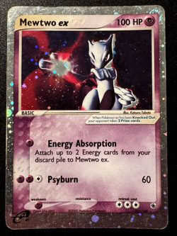 Mewtwo ex 101/109 EX Ruby & Sapphire Pokemon Card Holo Foil Rare HP - Image 1