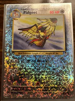 Pokemon TCG Pidgeot Legendary Collection Reverse Holo Rare Card 33/110 - Image 1