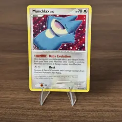 Munchlax 69/111 Pokemon Platinum Rising Rivals Card Common LP - Image 1