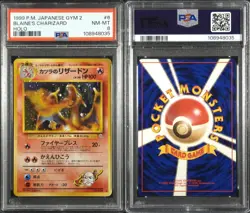 Blaines Charizard 006 - PSA 8 - Japanese Gym 2 - Pokemon Card - Image 1