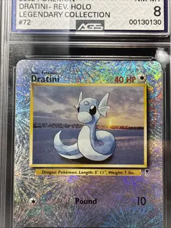 Pokemon TCG Dratini 72/110 Legendary Collection 2002 Reverse Holo Card - Image 3