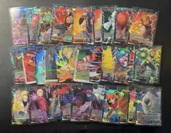 Dragon Ball Super Card Game Holo Foil Vegeta Goku Frieza Bt14 R SR Lot*31 ZR29 - Image 1