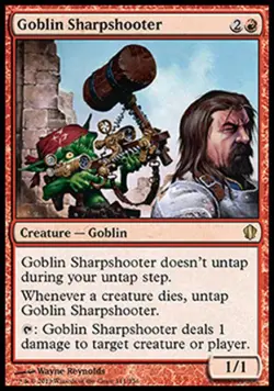 Goblin Sharpshooter - Medium Play MTG Commander 2013 Edition - Image 1