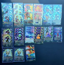 Dragon BALL Dual Evolution FB09 SR x33, R x56 LOT - Super Rare + Code Cards - Image 1