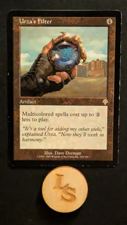 Urza's Filter MTG Invasion light wear -JJC - Image 1