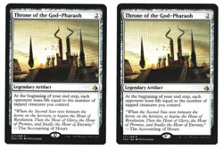 Magic The Gathering MTG Amonkhet AKH 2017 #237 Throne of the God-Pharaoh NM x2 - Image 1