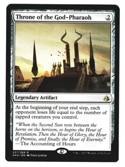 Magic The Gathering MTG Amonkhet AKH 2017 #237 Throne of the God-Pharaoh NM x2 - Image 2