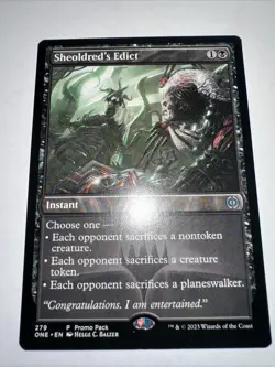 Sheoldred's Edict - Promo Pack - Phyrexia: All Will Be One Near Mint NM Unplayed - Image 1