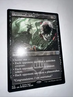 Sheoldred's Edict - Promo Pack - Phyrexia: All Will Be One Near Mint NM Unplayed - Image 5