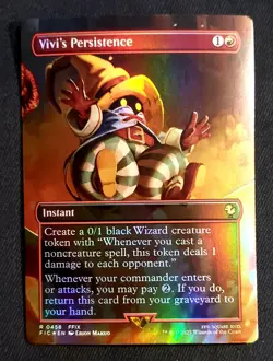 Vivi's Persistence (Borderless) Commander: Final Fantasy Foil 🔥 - Image 1