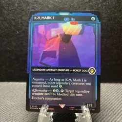 K-9, Mark I (Showcase) Magic the Gathering MTG Doctor Who FOIL (0537) NM - Image 1