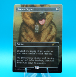 Arcane Signet | 2464 | Secret Lair Foil | Fallout: Greet The Dog | MTG - Image 1