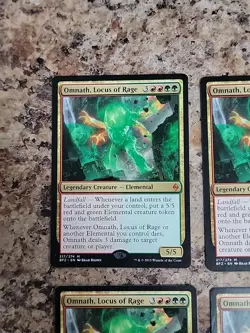 4x MTG Omnath, Locus of Rage - Battle for Zendikar #217 NM X4 - Image 3