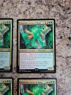 4x MTG Omnath, Locus of Rage - Battle for Zendikar #217 NM X4 - Image 4