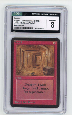 1993 Magic the Gathering MtG LIMITED EDITION ALPHA TUNNEL CGC 8 - Image 1