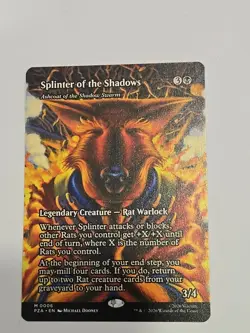 Splinter of the Shadows - Ashcoat of the Shadow Swarm - Borderless Teenage - Image 1
