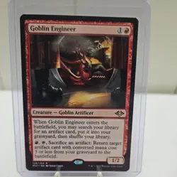 1x MTG Goblin Engineer - Modern Horizons MH1 #128 Magic the Gathering - Image 1