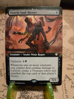 MTG Orochi Soul-Reaver Commander: Outlaws of Thunder Junction Regular Ext Art NM - Image 1