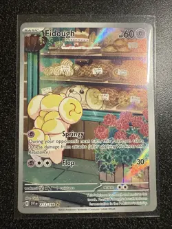 Pokemon TCG Fidough Illustration Rare Card 213/198 Scarlet & Violet Base Set - Image 1
