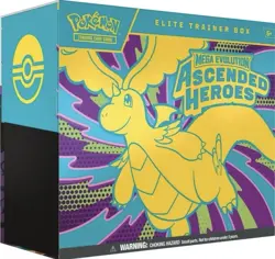 ◓Pokemon Trading Card Game: Mega Evolution Ascended Heroes Elite Trainer Box - Image 1