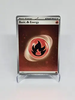 Pokemon TCG Scarlet & Violet 151 Reverse Holo Basic Fire Energy NM SVE 002 - Image 1