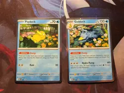 Pokemon Mega Evolutions Psyduck & Golduck Promos MEP EN 007 & 008 NM - Image 1