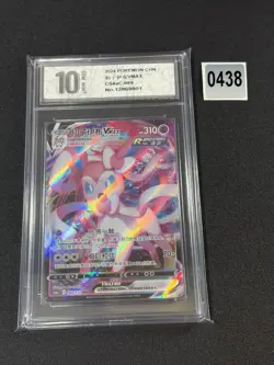 Pokemon Chinese TCG CARD Sword & Shield Sylveon VMAX CS4ac 069/132 Grade 10 - Image 1