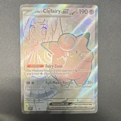 Pokemon Lillie's Clefairy ex 195 Sv: Scarlet & Violet Holo 190HP - Image 1