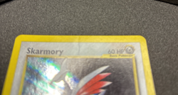 Skarmory 13/111 1st Edition Neo Genesis Holo Rare Pokemon has crease - Image 3