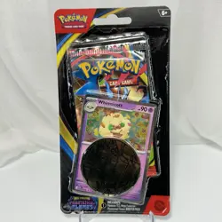 Single Sealed Pack Blister: Whimsicott Pokemon Phantasmal Flames - Image 1