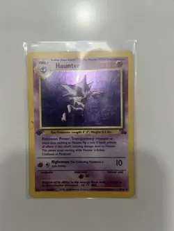 Haunter 1st Edition 6/62 Fossil Holo Ungraded Pokemon TCG - Image 1