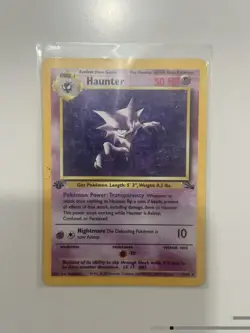 Haunter 1st Edition 6/62 Fossil Holo Ungraded Pokemon TCG - Image 2