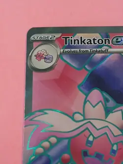 Pokemon Scarlet & Violet Paldea Evolved Tinkaton ex 240/193 Full Art - Image 4