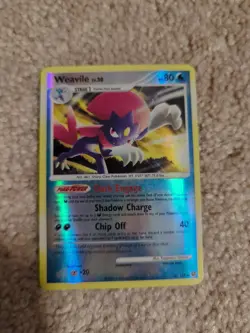 Weavile 40/132 Secret Wonder Reverse Holo Rare 2007 Pokemon NM - Image 1